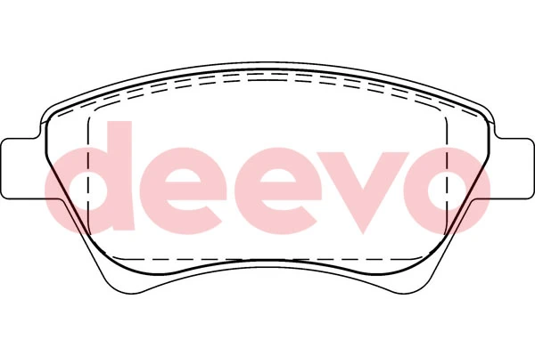 DEEVO fékbetétkészlet, tárcsafék - BP51060 - TothCarparts