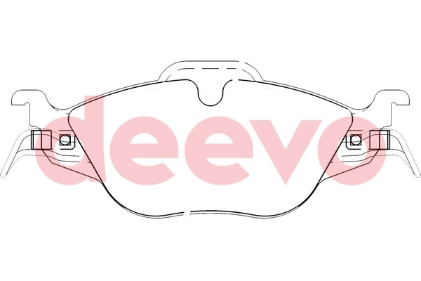 DEEVO fékbetétkészlet, tárcsafék - BP51320 - TothCarparts