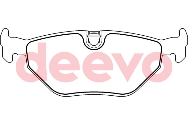 DEEVO fékbetétkészlet, tárcsafék - BP51340 - TothCarparts