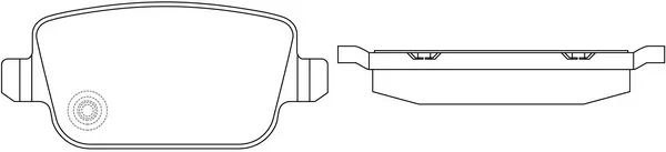 SB fékbetétkészlet, tárcsafék - BP51461 - TothCarparts
