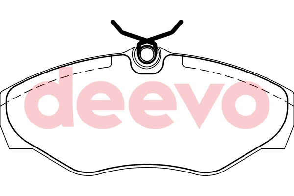 DEEVO fékbetétkészlet, tárcsafék - BP51500 - TothCarparts
