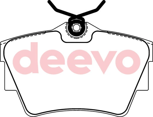 DEEVO fékbetétkészlet, tárcsafék - BP51680 - TothCarparts