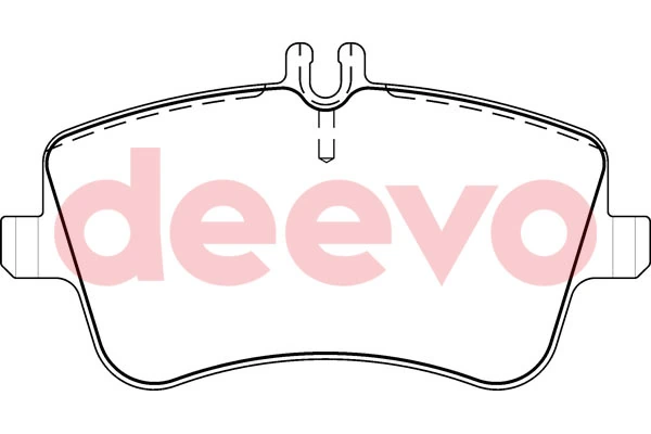 DEEVO fékbetétkészlet, tárcsafék - BP51740 - TothCarparts