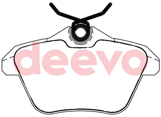 DEEVO fékbetétkészlet, tárcsafék - BP51760 - TothCarparts