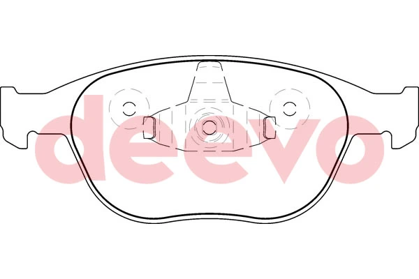 DEEVO fékbetétkészlet, tárcsafék - BP51840 - TothCarparts