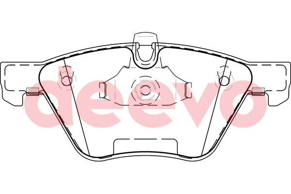 DEEVO fékbetétkészlet, tárcsafék - BP51920 - TothCarparts