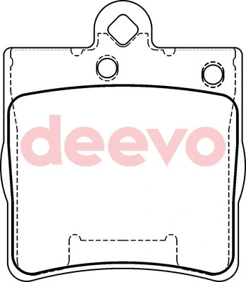 DEEVO fékbetétkészlet, tárcsafék - BP51980 - TothCarparts