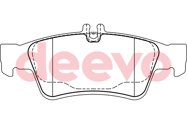 DEEVO fékbetétkészlet, tárcsafék - BP52020 - TothCarparts