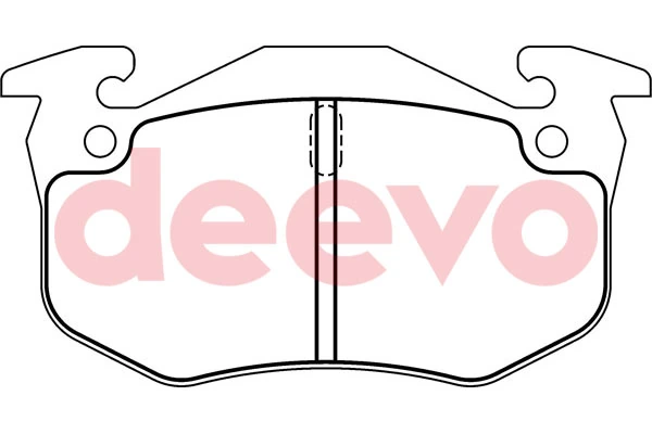 DEEVO fékbetétkészlet, tárcsafék - BP52180 - TothCarparts