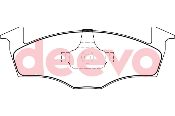 DEEVO fékbetétkészlet, tárcsafék - BP52240 - TothCarparts
