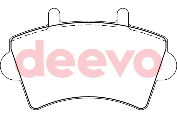 DEEVO fékbetétkészlet, tárcsafék - BP52260 - TothCarparts