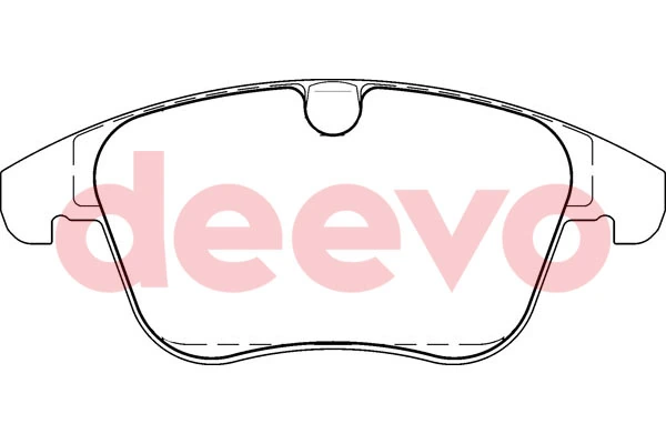 DEEVO fékbetétkészlet, tárcsafék - BP52360 - TothCarparts