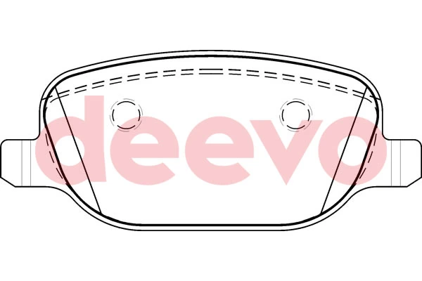 DEEVO fékbetétkészlet, tárcsafék - BP52440 - TothCarparts