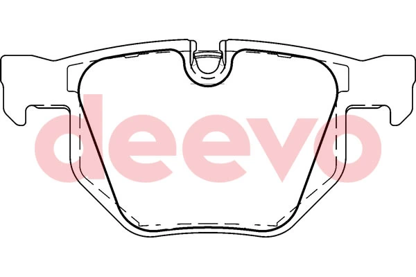 DEEVO fékbetétkészlet, tárcsafék - BP52660 - TothCarparts