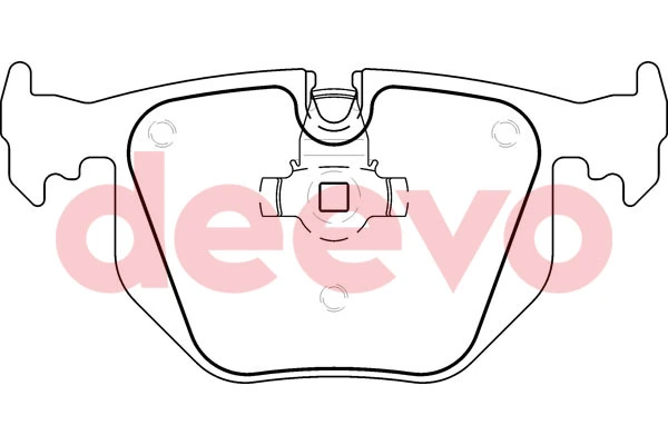 DEEVO fékbetétkészlet, tárcsafék - BP52840 - TothCarparts