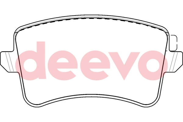 DEEVO fékbetétkészlet, tárcsafék - BP52960 - TothCarparts