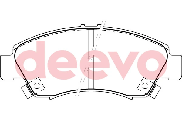 DEEVO fékbetétkészlet, tárcsafék - BP53000 - TothCarparts