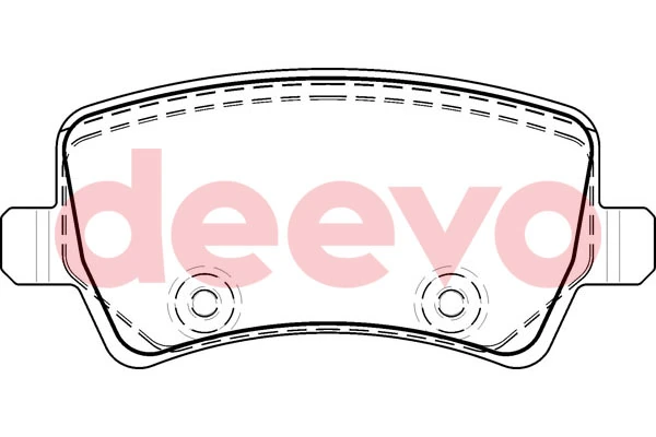 DEEVO fékbetétkészlet, tárcsafék - BP53320 - TothCarparts