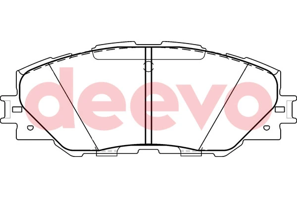 DEEVO fékbetétkészlet, tárcsafék - BP53360 - TothCarparts