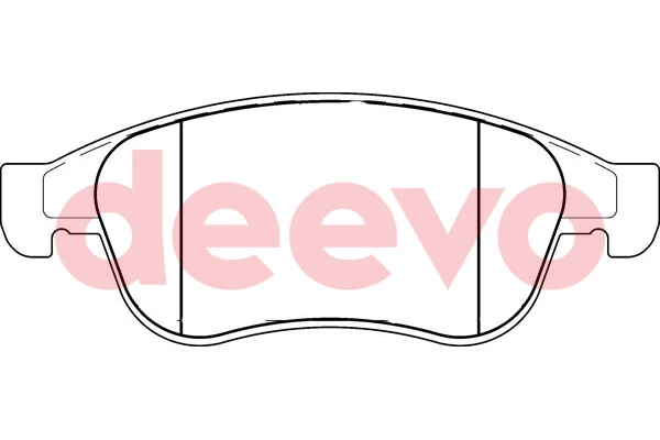 DEEVO fékbetétkészlet, tárcsafék - BP53460 - TothCarparts