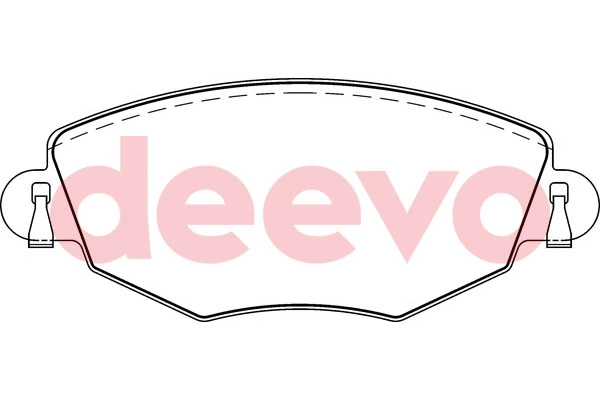 DEEVO fékbetétkészlet, tárcsafék - BP53660 - TothCarparts