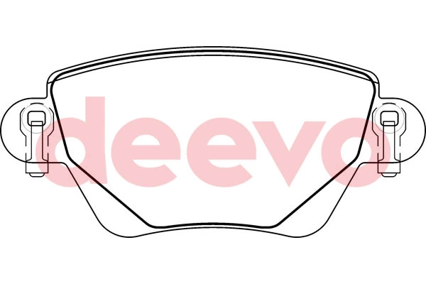 DEEVO fékbetétkészlet, tárcsafék - BP53880 - TothCarparts