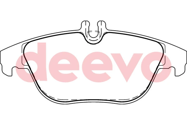 DEEVO fékbetétkészlet, tárcsafék - BP54260 - TothCarparts