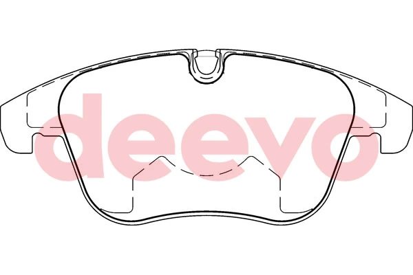 DEEVO fékbetétkészlet, tárcsafék - BP54540 - TothCarparts
