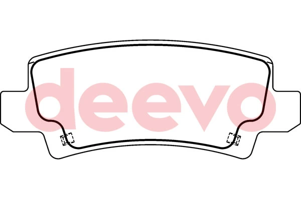 DEEVO fékbetétkészlet, tárcsafék - BP54700 - TothCarparts