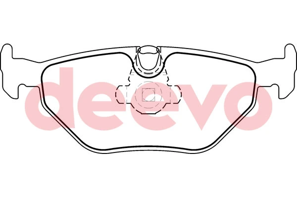 DEEVO fékbetétkészlet, tárcsafék - BP55260 - TothCarparts
