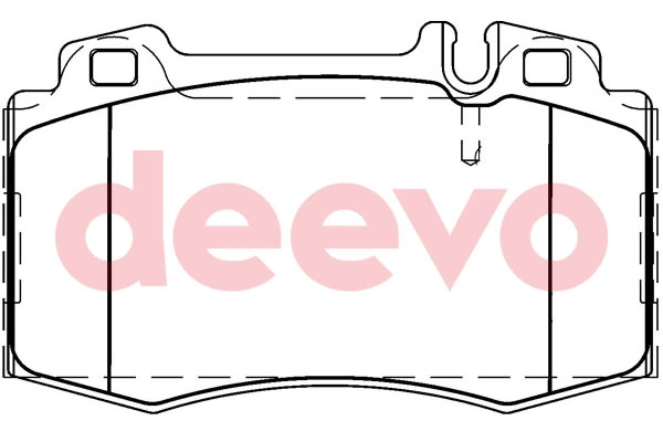 DEEVO fékbetétkészlet, tárcsafék - BP56020 - TothCarparts