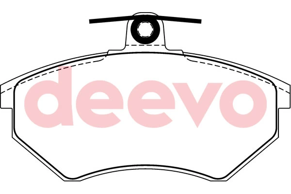 DEEVO fékbetétkészlet, tárcsafék - BP56400 - TothCarparts