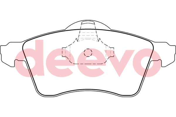 DEEVO fékbetétkészlet, tárcsafék - BP56500 - TothCarparts