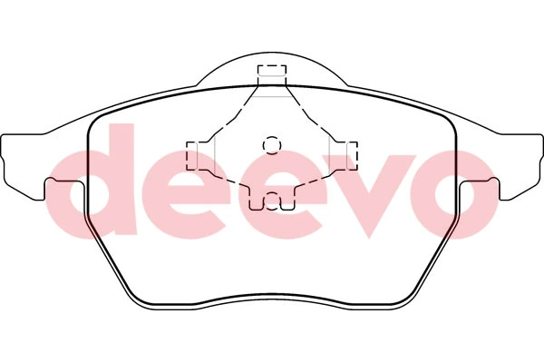 DEEVO fékbetétkészlet, tárcsafék - BP56520 - TothCarparts