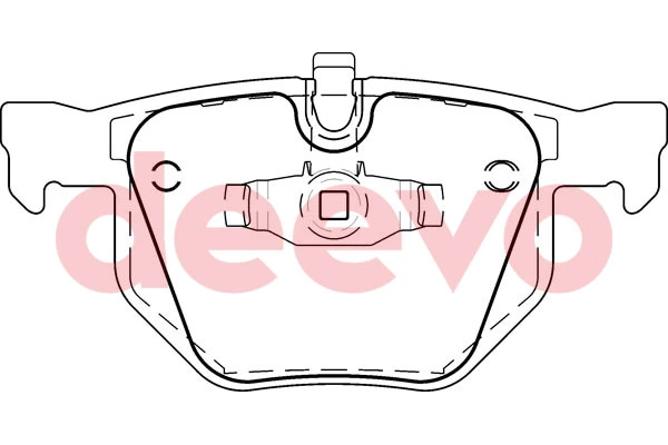 DEEVO fékbetétkészlet, tárcsafék - BP56580 - TothCarparts