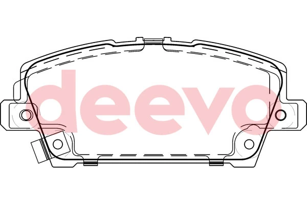DEEVO fékbetétkészlet, tárcsafék - BP56620 - TothCarparts