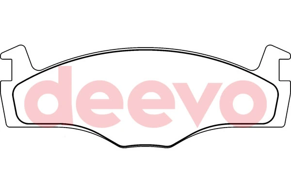 DEEVO fékbetétkészlet, tárcsafék - BP56960 - TothCarparts