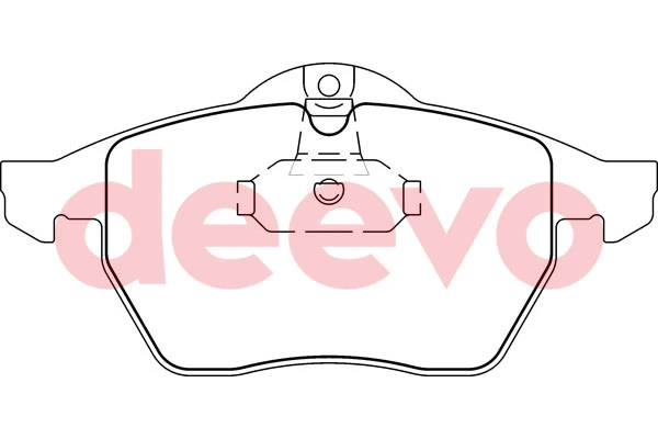 DEEVO fékbetétkészlet, tárcsafék - BP57060 - TothCarparts