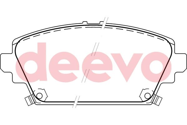 DEEVO fékbetétkészlet, tárcsafék - BP57420 - TothCarparts