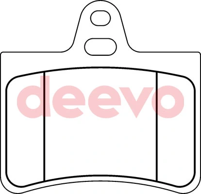 DEEVO fékbetétkészlet, tárcsafék - BP57560 - TothCarparts