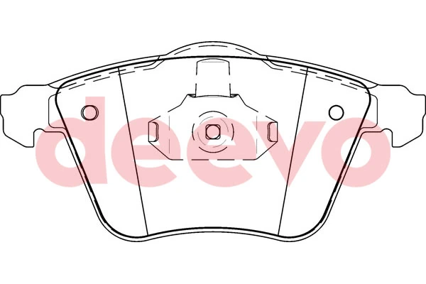 DEEVO fékbetétkészlet, tárcsafék - BP58140 - TothCarparts