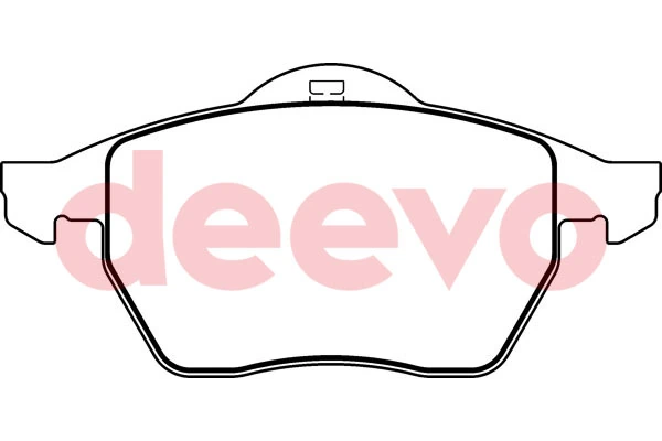 DEEVO fékbetétkészlet, tárcsafék - BP58500 - TothCarparts