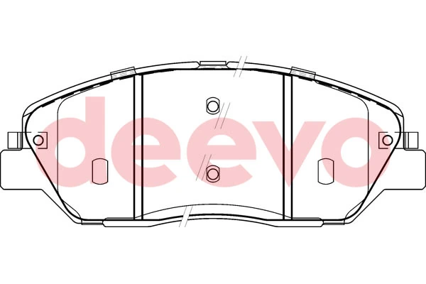 DEEVO fékbetétkészlet, tárcsafék - BP59000 - TothCarparts