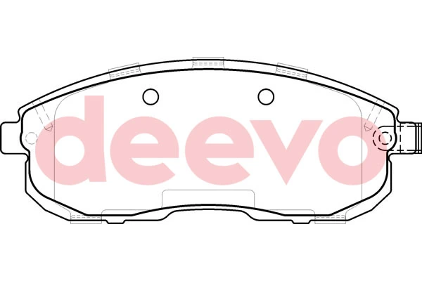 DEEVO fékbetétkészlet, tárcsafék - BP59080 - TothCarparts