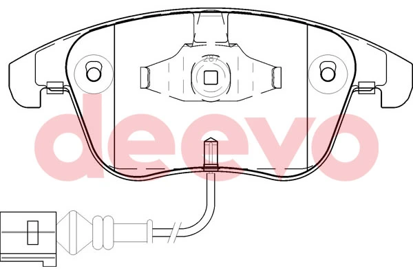 DEEVO fékbetétkészlet, tárcsafék - BP59320 - TothCarparts