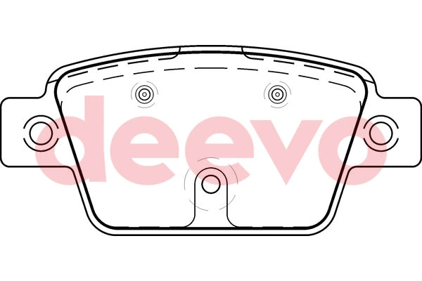 DEEVO fékbetétkészlet, tárcsafék - BP59680 - TothCarparts