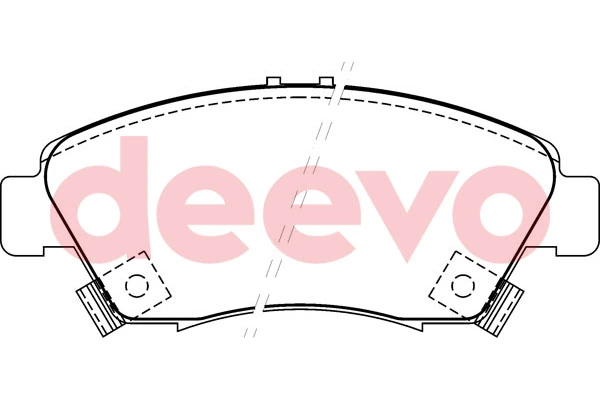 DEEVO fékbetétkészlet, tárcsafék - BP59700 - TothCarparts