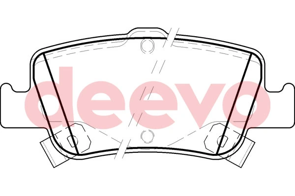 DEEVO fékbetétkészlet, tárcsafék - BP59960 - TothCarparts