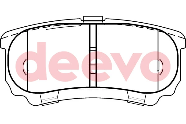DEEVO fékbetétkészlet, tárcsafék - BP60000 - TothCarparts