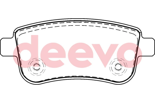 DEEVO fékbetétkészlet, tárcsafék - BP60160 - TothCarparts